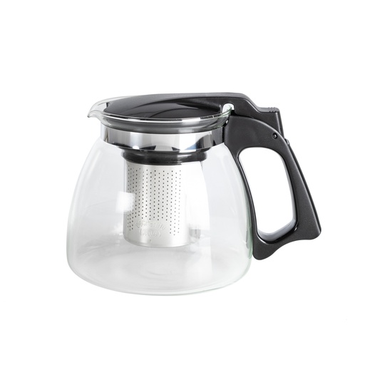 [Kitchen - Tea,Coffee Group - Tea,Coffee Accessories / 1213400001 / 13*13*12] Modern Glass Teapot 900 Ml