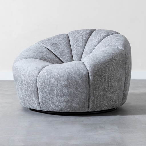 [Sofa - Bergere - Bergere / 1226920001 / 100*100*72] Muse Armchair Grey