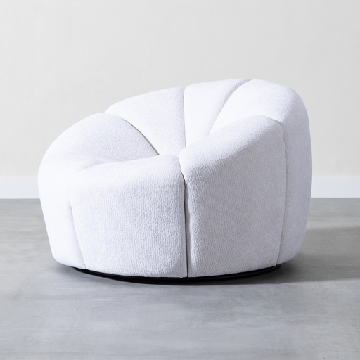 [Sofa - Bergere - Bergere / 1226919001 / 100*100*72] Muse Bergere White