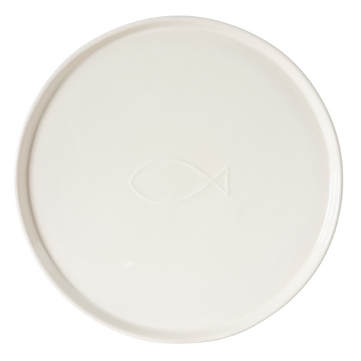 [Kitchen - Dinnerware - Plate / 1242288001 / 21*21*2] New York Cake Plate - Blue 21Cm