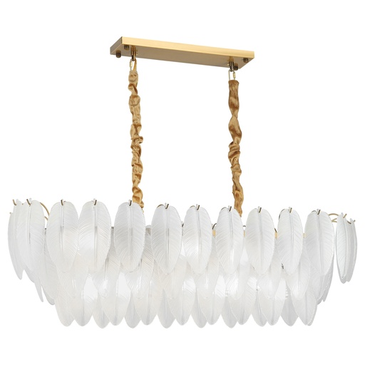 [Lighting - Ceiling Lamps - Chandelier / 1234076001 / 100*35*179] Novida 15 Linear Chandelier