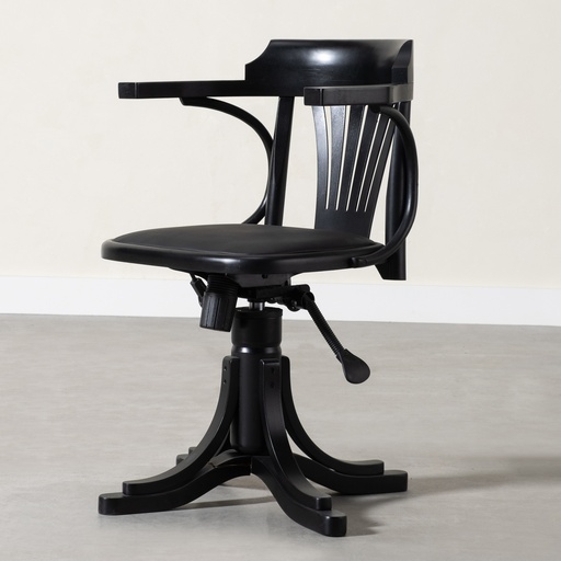 [Wood - Office Group - Office Chair / 1213710001 / 58*45*80] Orion Chair Black