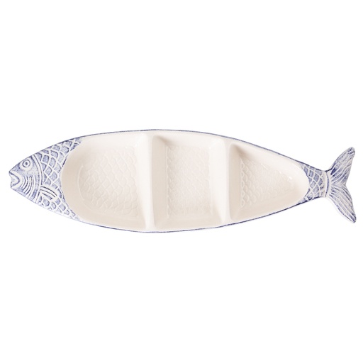 [Kitchen - Dinnerware - Plate / 1235005001 / 44*13*3,5] Palmaria Partitioned Service Plate