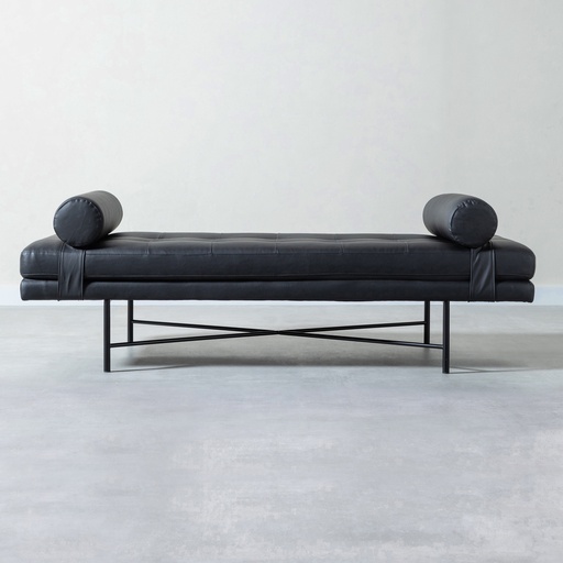 [Sofa - Daybed - Daybed / 1200706001 / 190*75*63] Panama Daybed Black