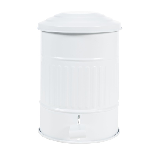 [Home Cosmetics - Trash Can - Trash Can / 1220488001 / 22*22*32] Pedalled Trash Can White 8 Lt
