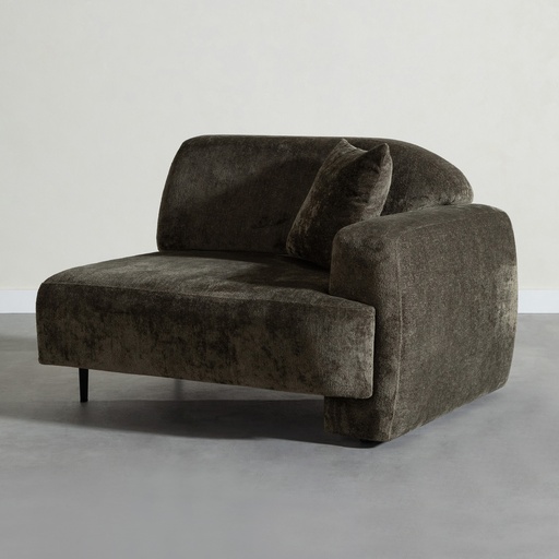 [Sofa - Couch - Sofa / 1244099001 / 115*97*79] Porto Left Module Green