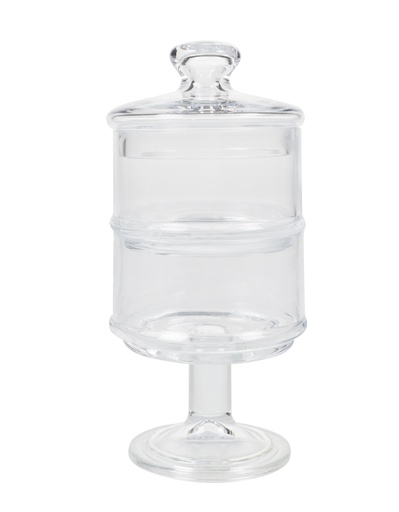 [Kitchen - Kitchen Utensils - Jar,Storage , Container / 1202959001 / 12*12*27] Pureline 2 Tiered Serving Jar 3 Pcs