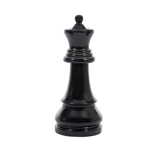 [Decorative - Vase Statuette Group - Statuette / 1227863001 / 34*34*87] Queen Onject Black 34X87 Cm