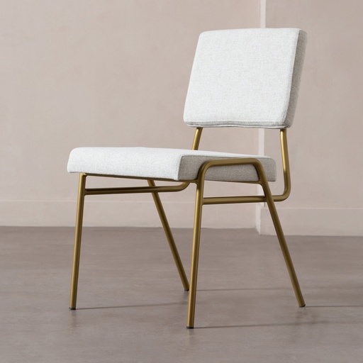 [Wood - Dining Room Group - Chair / 1239422001 / 47*63*80] Queens Dining Chair Beige