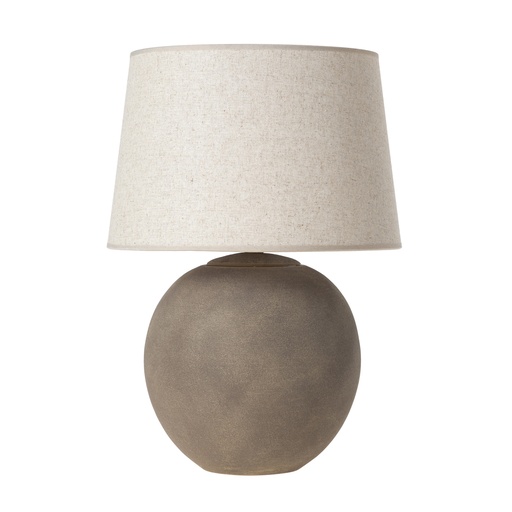 [Lighting - Table Lamps - Table Lamp / 1246317001 / 22*22*43] Rogla Brown Lampshade