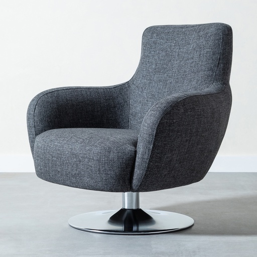 [Sofa - Bergere - Bergere / 1191638001 / 87*89*89] Russell Neo Armchair Anthracite