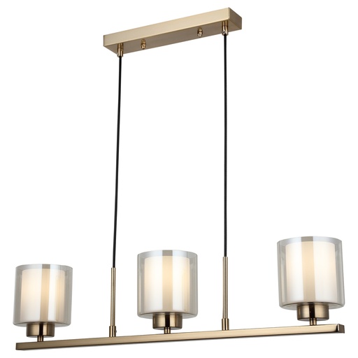 [Lighting - Ceiling Lamps - Chandelier / 1234784001 / 71*12*120] Salva 3 Linear Chandelier