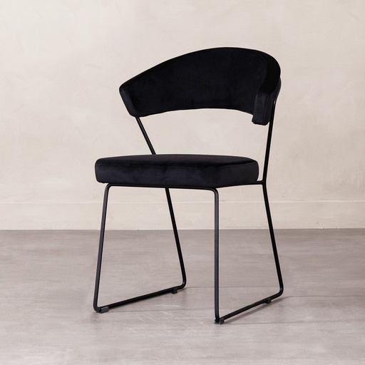 [Wood - Dining Room Group - Chair / 1230087001 / 56*56*80] Santorini Dining Chair Black