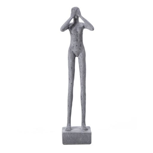 [Decorative - Vase Statuette Group - Statuette / 1235207001 / 13*11*50] See-No Object 13X11X50Cm
