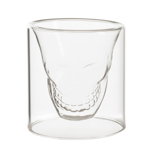[Kitchen - Drinkware - Beverage Glasses / 1243427001 / 8*8*8,5] Skull Glass 150 Ml