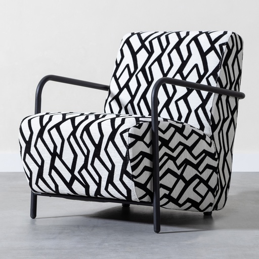 [Sofa - Bergere - Bergere / 1197915001 / 55*75*73] Sole Bergere Striped Patterned