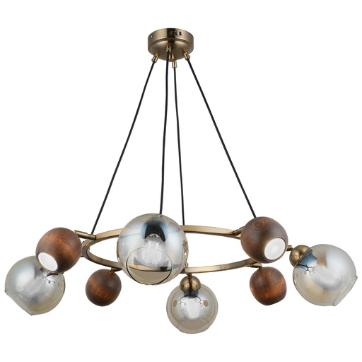 [Lighting - Ceiling Lamps - Chandelier / 1243199001 / 90*90*40] Sonora 4+4 Chandelier