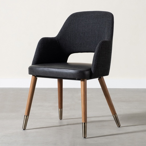 [Wood - Office Group - Office Chair / 1205168001 / 54*57*82] Spring Office Chair Dark Grey