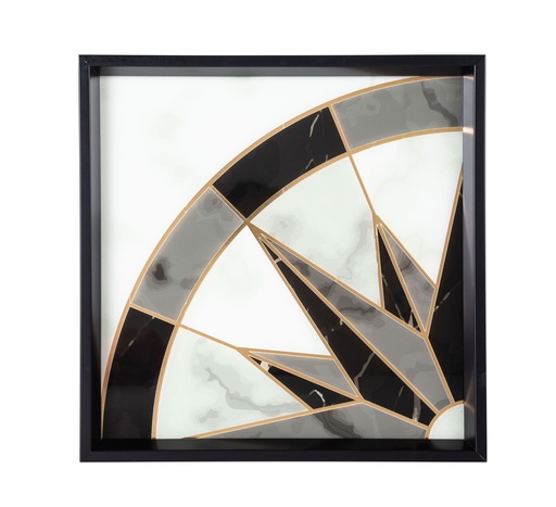 [Decorative - Tabletop Decorative - Decorative Dish / 1222222001 / 35*35*4] Star Decorative Tray 35X35Cm