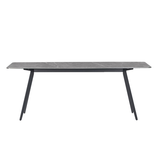 [Wood - Dining Room Group - Dinner Table / 1238928001 / 200*100*75] Stone Shinny Dining Table