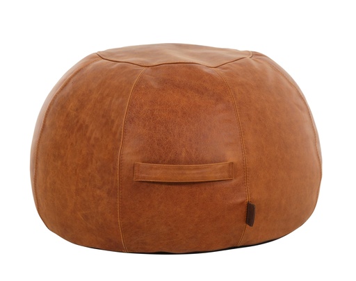 [Sofa - Puff - Puff / 1223502001 / 60*60*42] Taboo Leather Puff Brown