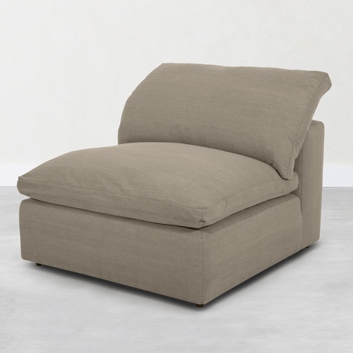 [Sofa - Corner Sofa - L Seating Set / 1203251001 / 90*100*76] Tiffany Middle Module Beige Special Order