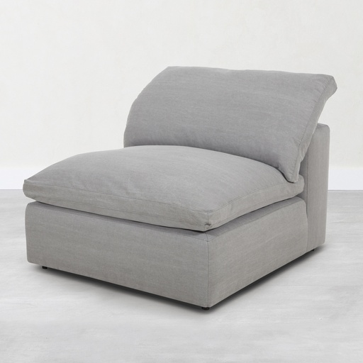 [Sofa - Corner Sofa - L Seating Set / 1203248001 / 90*100*76] Tiffany Middle Module Grey Special Order