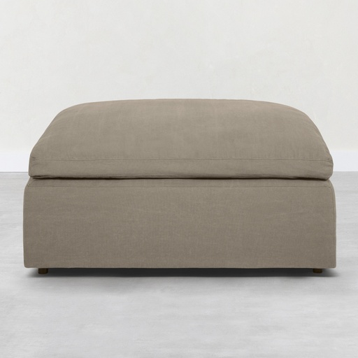 [Sofa - Corner Sofa - L Seating Set / 1203252001 / 100*100*41] Tiffany Puff Beige Special Ord