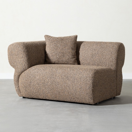 [Sofa - Couch - Sofa / 1244106001 / 125*100*71] Tokia Right Module 125 Cm. Brown