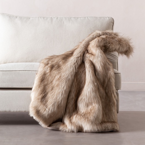 [Home Textile - Linen - Blankets / 1239608001 / 130*150*1] Victoria Throw Beige 130X150