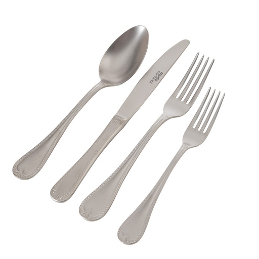 [Kitchen - Cutlery Set - Cutlery Set / 1239377001 / 16*27*7] Victorian Mat 24 Pcs Cutlery Set