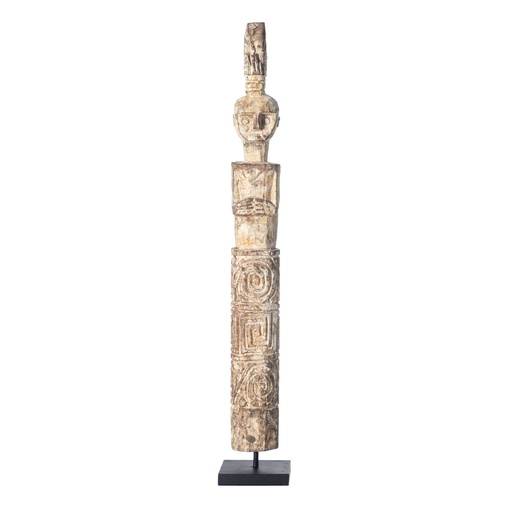 [Decorative - Vase Statuette Group - Statuette / 1236902001 / 7*7*68] Vonce Statue Object 7X7X68Cm