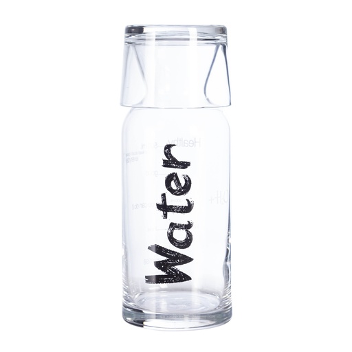 [Kitchen - Drinkware - Carafe / 1234866001 / 8*8*21] Water Bedside Jug 700Ml Black