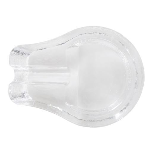 [Personal Accessories - Hobby Group - Tobacco Group / 1245594001 / 15*11*1] Wendy Glass Ashtray 15X11Cm