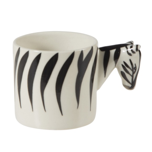 [Kitchen - Tea,Coffee Group - Coffee Cup / 1168450001 / 9*6*6] Wild Coffee Cup - Zebra