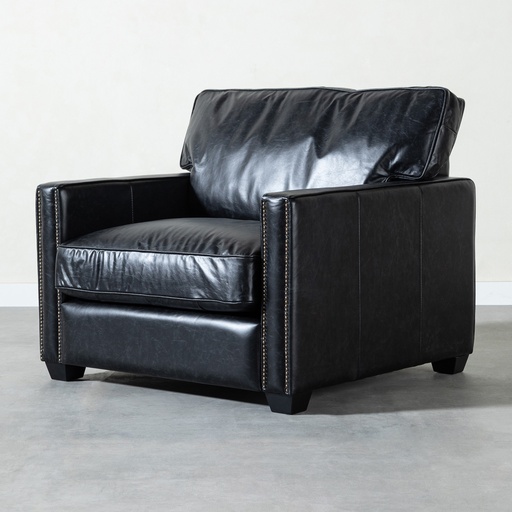 [Sofa - Couch - Armchair / 1182247001 / 100*100*88] William 1 Seat Sofa O.G Espresso