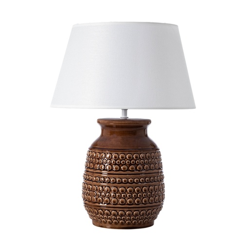 [Lighting - Table Lamps - Table Lamp / 1240604001 / 35*35*47] Windham Brown Lampshade